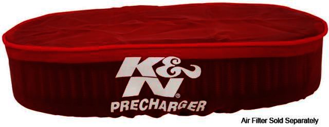 K&N Air Filter Wrap - PRECHARGER WRAP,RED.,CUSTOM - Klik om te sluiten