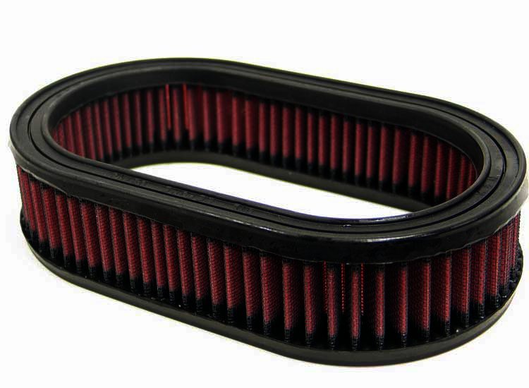 K&N Custom Air Filter - 8-7/8" X 5-1/4", 2"H,OVAL - Klik om te sluiten