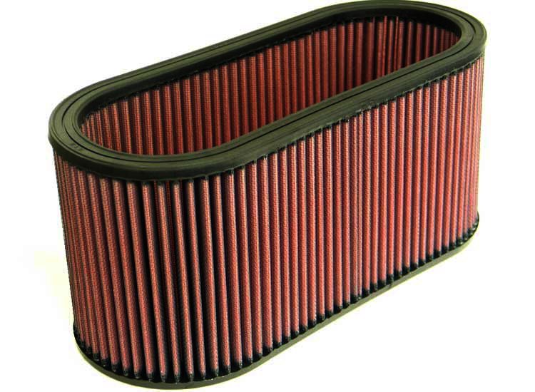 K&N Custom Air Filter - 12" X 5-1/4",5-5/8"H,OVAL - Klik om te sluiten