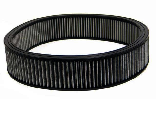 K&N Custom Air Filter - 16-1/4"OD, 14-1/2"ID, 3-1/2"H -- NO OIL - Klik om te sluiten