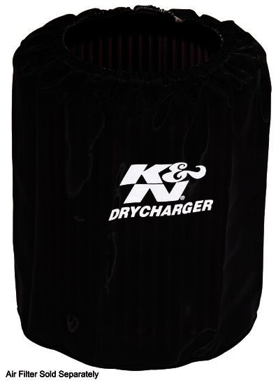 K&N Air Filter Wrap - DRYCHARGER WRAP; BLACK, CUSTOM - Klik om te sluiten