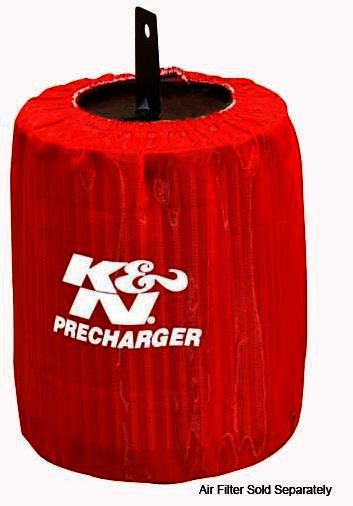 K&N Air Filter Wrap - PRECHARGER WRAP, RED, HONDA - Klik om te sluiten