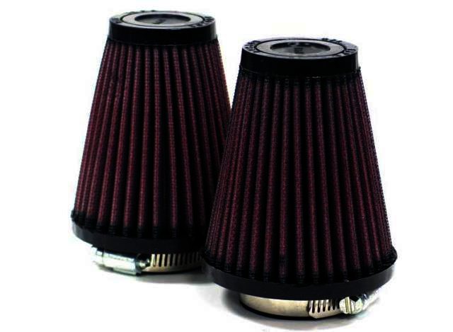 K&N Universal Rubber Filter - 1-11/16"FLG,3-1/2"B,2"T,4"H (2 PER - Klik om te sluiten