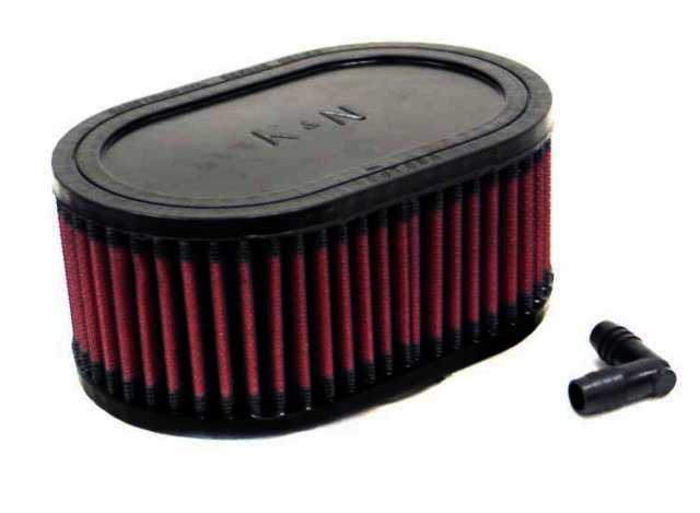 K&N Universal Rubber Filter - 2-1/16"O/S FLG, 7" X 4-1/2", 3"H, - Klik om te sluiten