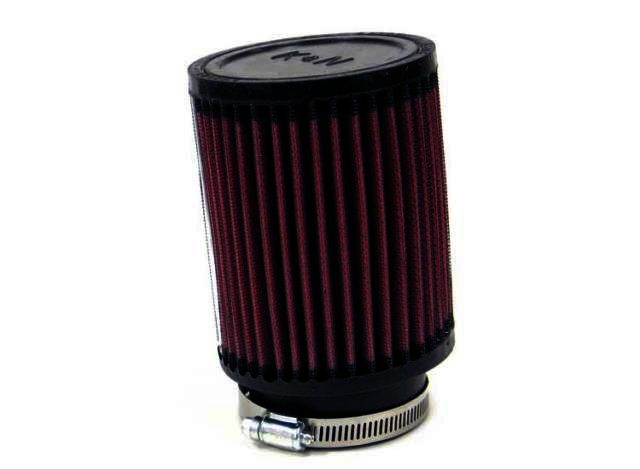 K&N Universal Rubber Filter - 2-5/8" 5 DEG FLG, 4"OD, 5"H - Klik om te sluiten