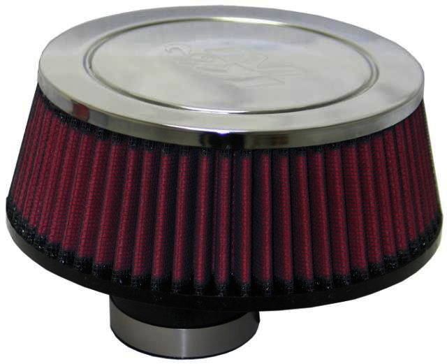 K&N Universal Chrome Filter - 50MM FLG, 174MM B OD, 148.5 T OD, - Klik om te sluiten