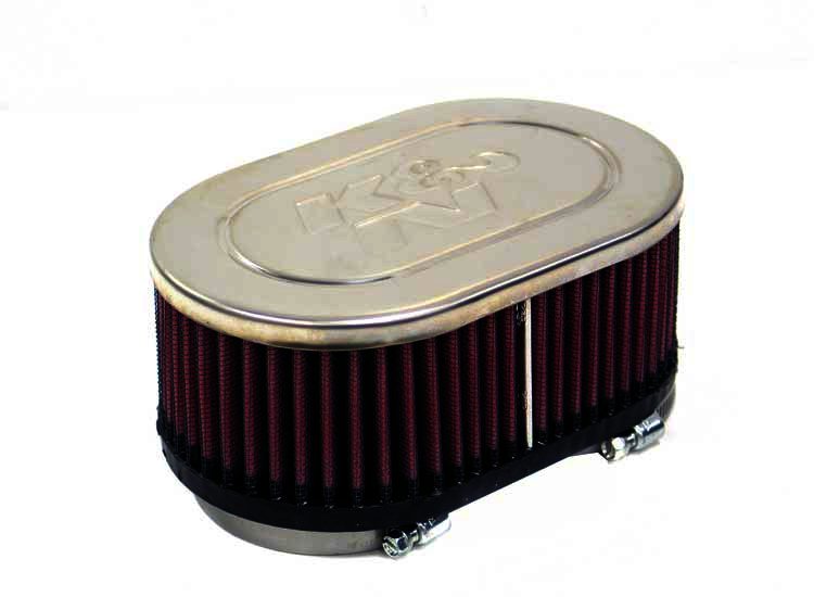 K&N Universal Chrome Filter - DUAL FLG UNIVERSAL FOR LEGEND CARS - Klik om te sluiten