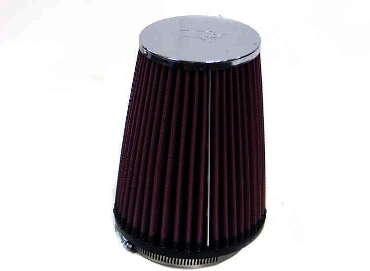 K&N Universal Chrome Filter - 3-5/16"FLG, 4-3/4"B, 3-1/2"T, 6"H - Klik om te sluiten