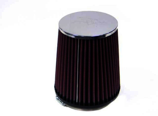 K&N Universal Chrome Filter - 4"FLG, 5-3/8"B, 4-1/2"T, 6"H - Klik om te sluiten