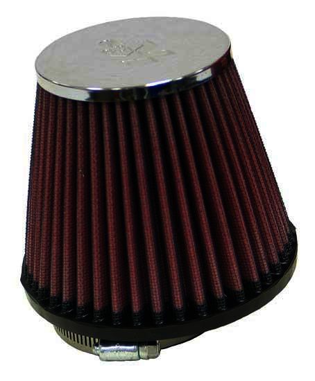 K&N Universal Chrome Filter - 2-7/8"FLG, 5-3/16"B, 3-1/2"T, 4-7/ - Klik om te sluiten