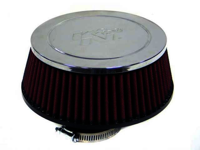 K&N Universal Chrome Filter - 50MM FLG ID, 174MM B OD, 110MM H - Klik om te sluiten