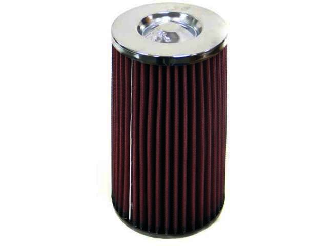 K&N Universal Chrome Filter - 2-3/4"FLG, 4-3/4"B, 4"T, 7-7/8"H - Klik om te sluiten