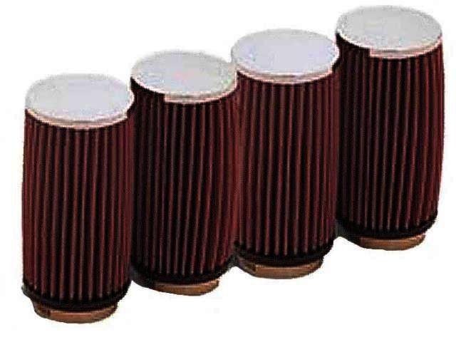 K&N Universal Air Filter - (4) 2-1/16"FLG,3"OD,6"H; W/ADAPTORS - Klik om te sluiten