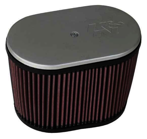 K&N Universal Air Filter - HILBRN P, 2-1/2" DUAL, 9" X 5-1/2", 6 - Klik om te sluiten