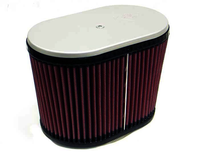 K&N Universal Air Filter - HLBRN 2-5/8" DUAL, 9" X 5-1/2", 6-1/4 - Klik om te sluiten