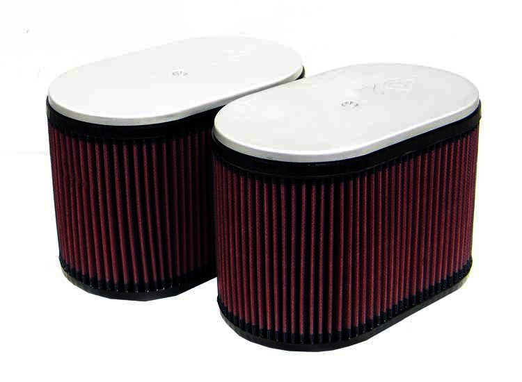 K&N Universal Air Filter - (4) Fits HILBORN #327 - C - 8 - Klik om te sluiten