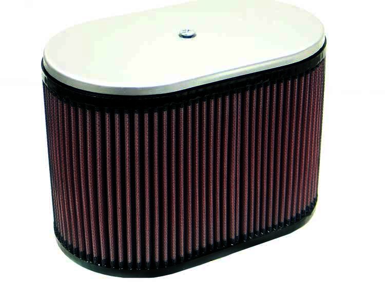 K&N Universal Air Filter - 2-9/16" DUAL, 9" X 5-1/2", 6-1/4"H - Klik om te sluiten