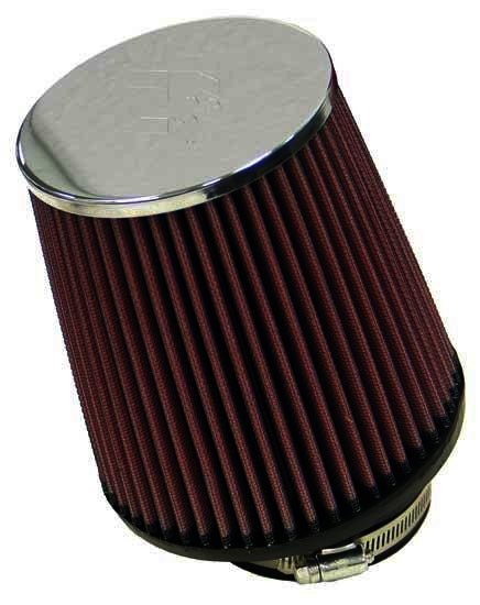 K&N Universal Air Filter - 3-1/2"10DEG FLG,5-3/4"B,4-1/2"T,6"H - Klik om te sluiten