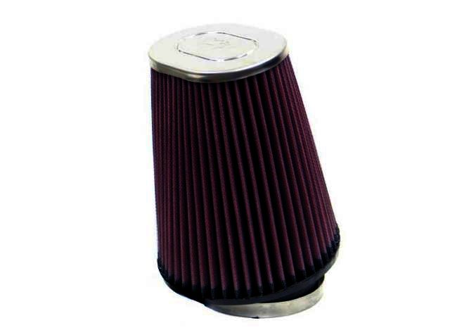 K&N Universal Air Filter - 3-1/2 "10 DEG FLG, 5-3/4"B, 4-1/2" X - Klik om te sluiten