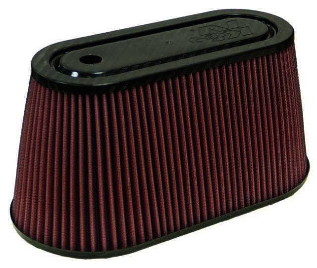 K&N Universal Air Filter - Carbon Fiber Top - 3.5"FLG OD, 12" X - Klik om te sluiten