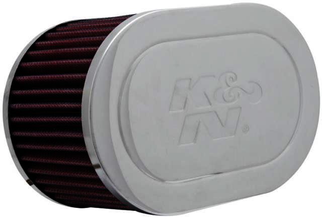 K&N Universal Filter - Metal Flange - 3.5"MTL FLG, 7" X 4-1/2", - Klik om te sluiten