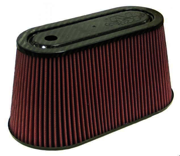 K&N Universal Air Filter - Carbon Fiber Top and Base - 3-7/8"FLG - Klik om te sluiten