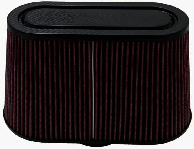 K&N Universal Air Filter - Carbon Fiber Top and Base - 3-7/8" FL - Klik om te sluiten