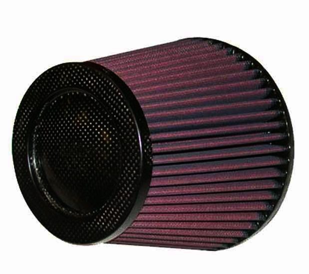 K&N Universal Air Filter - Carbon Fiber Top - 5"FLG, 6-1/2"B, 4- - Klik om te sluiten