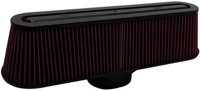 K&N Universal Air Filter - Carbon Fiber Top and Base - 5-5/16" X - Klik om te sluiten