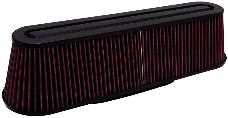 K&N Universal Air Filter - Carbon Fiber Top and Base - 8-3/4" X - Klik om te sluiten