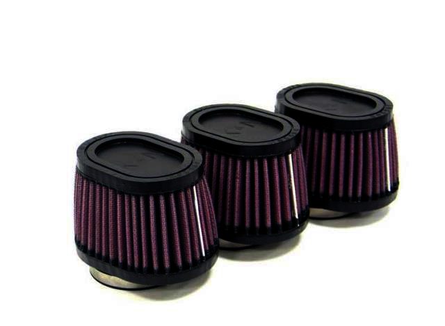 K&N Universal Rubber Filter - (3) 2-1/8"FLG 3 X 4 TPR/OVL - Klik om te sluiten