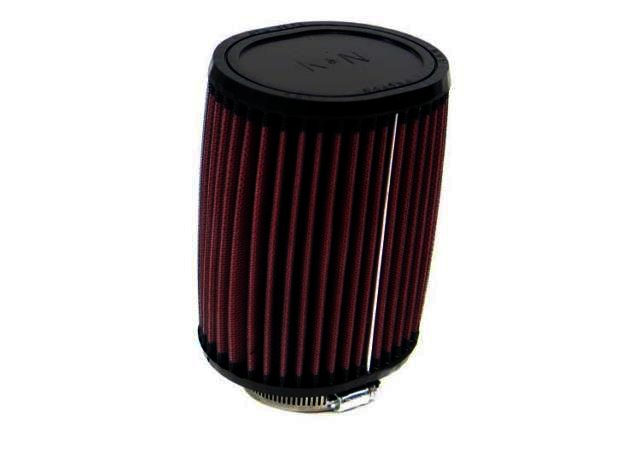 K&N Universal Rubber Filter - 2-1/4"10 DEG FLG, 4-1/2" X 3-3/4", - Klik om te sluiten