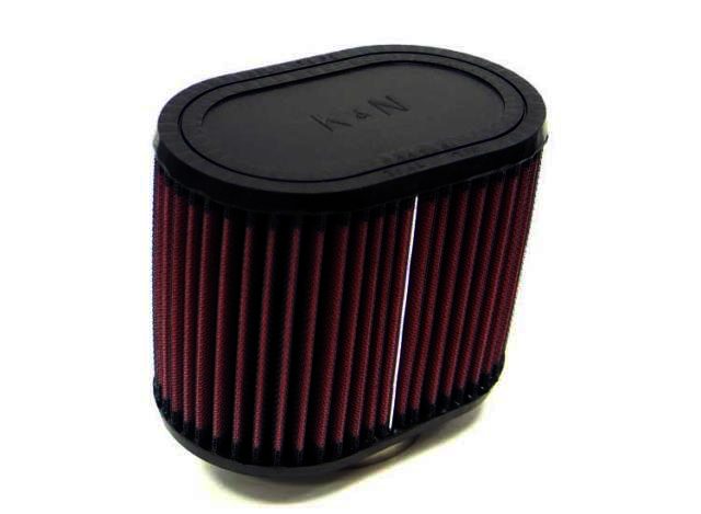 K&N Universal Rubber Filter - 2-7/16"10 DEG FLG, 6-1/4" X 4", 5" - Klik om te sluiten