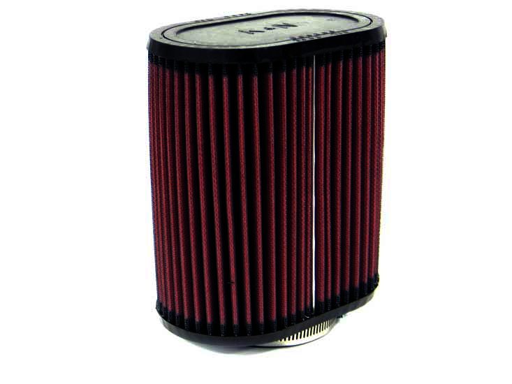 K&N Universal Rubber Filter - 2-3/4"FLG, 6-1/4" X 4", 7"H, OVAL - Klik om te sluiten