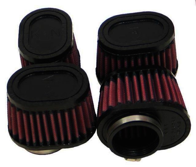 K&N Universal Rubber Filter - (4) 2"FLG O/S, 3 X 4", 2-3/4"H, OV - Klik om te sluiten