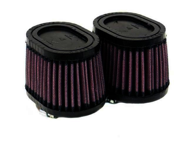 K&N Universal Rubber Filter - 1-3/4"FLG, 3" X 4"OVL/TPR, 2-3/4"H - Klik om te sluiten