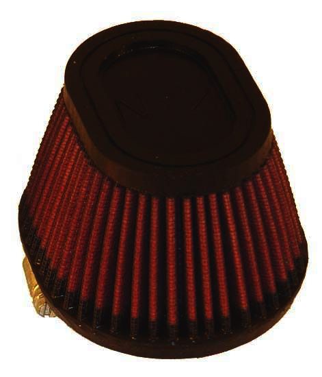 K&N Universal Rubber Filter - 2-7/16"FLG, 4-1/2" X 3-3/4"B, 3-1/ - Klik om te sluiten