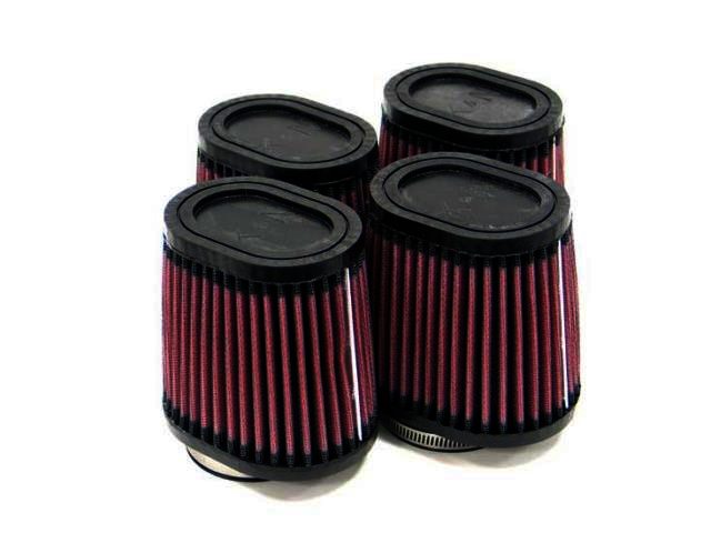 K&N Universal Rubber Filter - (4)2-1/8"FLG O/S, 4" X 3"B, 3" X 2 - Klik om te sluiten