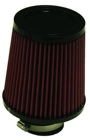 K&N Universal Rubber Filter - 2-3/4"FLG, 6"B, 5"T, 6-1/2"H - Klik om te sluiten