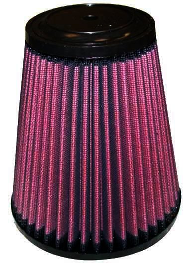 K&N Universal Rubber Filter - 4"FLG, 5-3/8"B, 3-1/2"T, 6"H, TOP - Klik om te sluiten