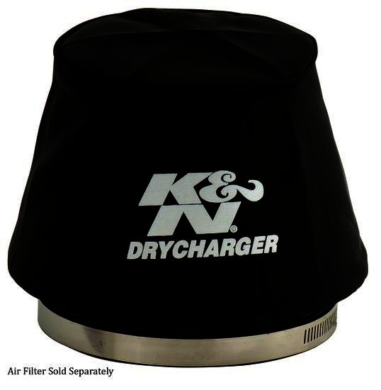 K&N Air Filter Wrap - DRYCHARGER; RU-5163, BLACK - Klik om te sluiten