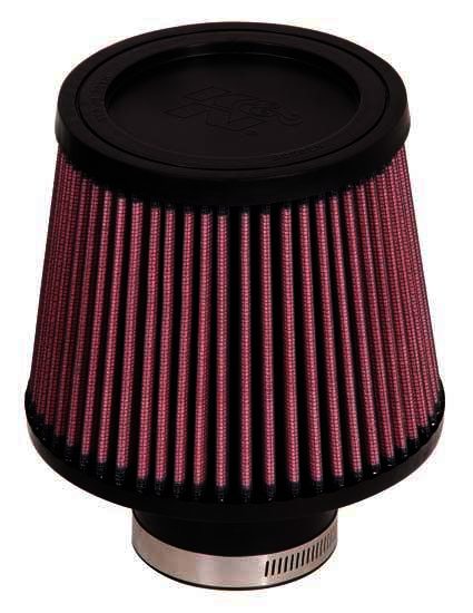 K&N Universal Rubber Filter - 2-1/2"FLG, 6"B, 5"T, 5"H - Klik om te sluiten