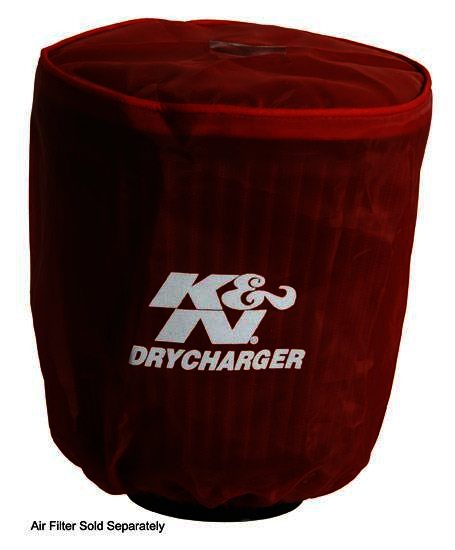 K&N Air Filter Wrap - DRYCHARGER WRAP; RX-3810-1, RED - Klik om te sluiten