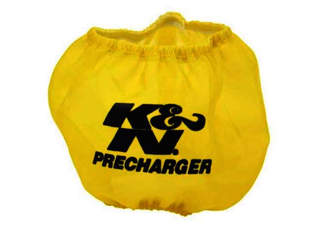 K&N Air Filter Wrap - PRECHARGER WRAP, YELLOW,SUZUKI - Klik om te sluiten