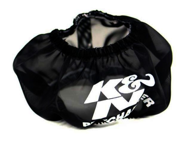 K&N Air Filter Wrap - PRECHARGER BLACK OVAL - Klik om te sluiten