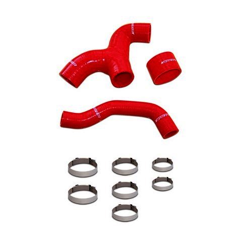 Mishimoto 01-05 Subaru WRX Silicone Intercooler Hoses, Red - Klik om te sluiten