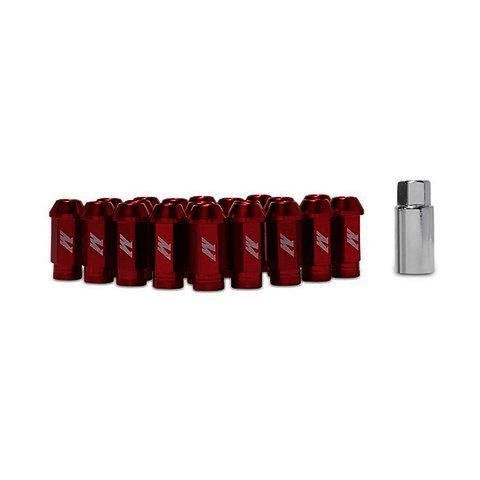 Mishimoto Mishimoto Aluminum Locking Lug Nuts, M12 x 1.5, Red - Klik om te sluiten