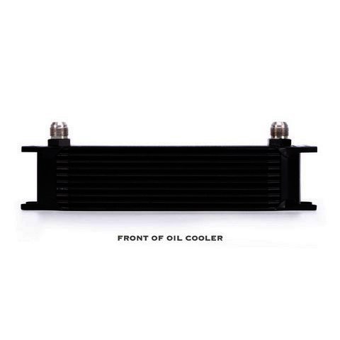 Mishimoto Universal 10 Row Oil Cooler, Black - Klik om te sluiten