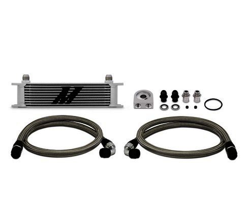 Mishimoto Universal Thermostatic 10 Row Oil Cooler Kit - Klik om te sluiten