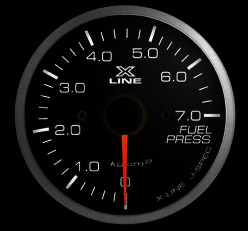 STRI X-line gauge 52mm Fuel pressure - Klik om te sluiten